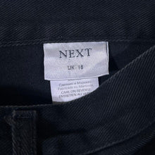 Load image into Gallery viewer, Early 00&#39;s NEXT Classic Black Denim Cotton High Waisted Mom Jeans

