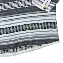 Load image into Gallery viewer, Vintage John Baner Multi Striped Patterned Long Sleeve Henley Button Shirt Top
