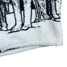 Load image into Gallery viewer, Vintage Wolf Animal Nature Wildlife Snow Scene Zip Fleece Hoodie

