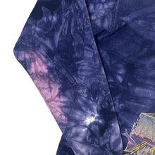 Load image into Gallery viewer, Vintage The Mountain (1995) Native American Graphic Navy Blue Tie Dye Sweatshirt
