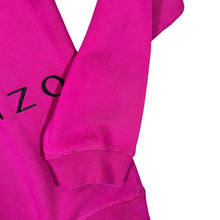 Load image into Gallery viewer, KENZO PARIS Embroidered Logo Spellout Hot Pink Crewneck Sweatshirt
