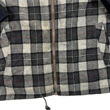 Load image into Gallery viewer, Vintage WRANGLER Lumberjack Plaid Check Wool Blend Zip Workwear Bomber Jacket

