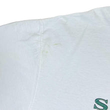 Load image into Gallery viewer, Vintage BELLA SICILIA ITALIA Souvenir Spellout Graphic White T-Shirt
