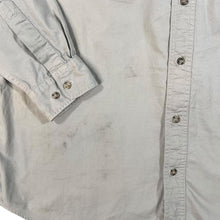 Load image into Gallery viewer, Vintage John Baner Cowboy Western Cream Blue Cotton Long Sleeve Shirt

