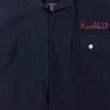 Load image into Gallery viewer, Rumble 59 &quot;So Many Roads&quot; Biker Rockabilly Embroidered Short Sleeve Work Shirt
