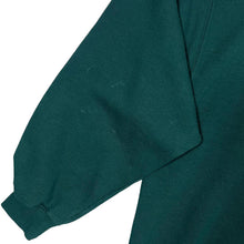Load image into Gallery viewer, Vintage TULCHAN Embroidered Teddy Bear Cottage Core Green Collared Sweatshirt

