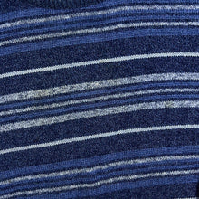 Load image into Gallery viewer, Vintage 90&#39;s Casual Club Blue Mix Striped Acrylic Blend Knit Sweater Jumper
