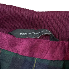 Load image into Gallery viewer, Vintage 90&#39;s AUTHENTIC IMPORTS Purple Real Genuine Suede Leather Bomber Jacket
