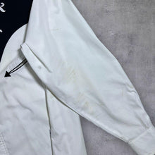 Load image into Gallery viewer, Vintage Stars &amp; Stripes Cowboy Western Embroidered White Black Popper Long Sleeve Shirt
