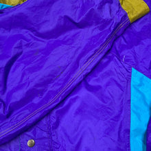 Load image into Gallery viewer, Vintage OCEAN SPRAY Bold Colour Block Festival Waterproof Windbreaker Cagoule Jacket
