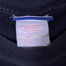 Load image into Gallery viewer, Reebok Classic Logo Spellout Graphic Dark Navy Blue Cotton T-Shirt
