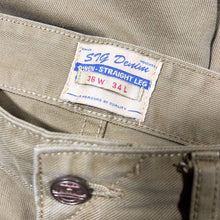 Load image into Gallery viewer, St George by Duffer 5TG Denim Owen Straight Leg Brown-Tan Jeans Trousers
