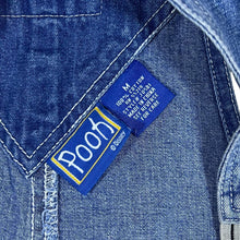 Load image into Gallery viewer, Vintage 90's Disney POOH Tigger Winnie Embroidered Blue Denim Dungarees Shortall
