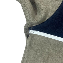 Load image into Gallery viewer, Vintage REAL MEN &quot;Union Jack&quot; Embroidered Colour Block 1/4 Zip Pullover Fleece Sweatshirt
