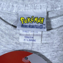 Load image into Gallery viewer, Vintage Nintendo Pokemon (1999) “Pikachu GO!” Anime Graphic Logo Spellout T-Shirt
