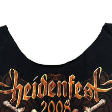 Load image into Gallery viewer, HEIDENFEST (2008) Black Death Folk Heavy Metal Music Band Festival Lineup Graphic Cutoff T-Shirt Vest
