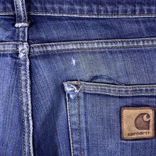 Load image into Gallery viewer, Carhartt "Rebel Pant" Classic Blue Denim Slim Tapered Fit Jeans
