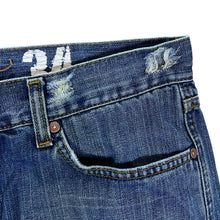 Load image into Gallery viewer, QUIKSILVER &quot;Reese Forbes&quot; Skater Surfer Classic Blue Denim Straight Leg Jeans
