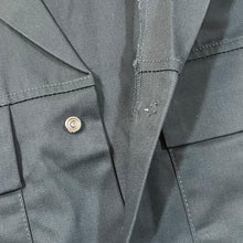 Load image into Gallery viewer, DR. MARTENS WORKWEAR Classic Grey Green Open Collar Cotton Long Sleeve Work Chore Shirt
