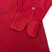 Load image into Gallery viewer, Vintage Wrangler Western Shirts Red Cotton Long Sleeve Button-Up Shirt
