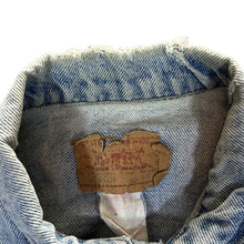 Load image into Gallery viewer, Vintage LEVI&#39;S Red Tab Classic Blue Denim Trucker Bomber Jacket
