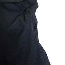 Load image into Gallery viewer, RUNNING BEAR Black Cotton Medieval Artist Lace-Up Smock Pullover Shirt

