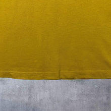 Load image into Gallery viewer, Early 00's GAP Athletic Made In USA Logo Spellout Graphic Yellow Short Sleeve T-Shirt
