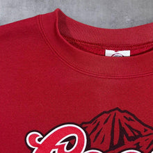 Load image into Gallery viewer, Delta &quot;Coors Light&quot; Beer Logo Spellout Graphic Red Sweatshirt
