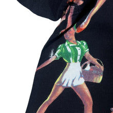 Load image into Gallery viewer, Vintage GALLAGHER Pinup Girl Rockabilly All-Over Print Short Sleeve Shirt
