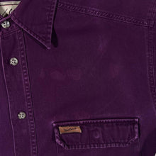 Load image into Gallery viewer, Vintage Woolrich Burgundy Maroon Hunting Shooting Outdoor Long Sleeve Cotton Shirt
