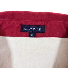 Load image into Gallery viewer, GANT USA &quot;The Windcheater&quot; Classic Embroidered Mini Logo Red Zip Bomber Jacket
