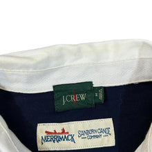 Load image into Gallery viewer, Vintage J.CREW &quot;Merrimack&quot; Colour Block Long Sleeve Sailing Rugby Polo Shirt
