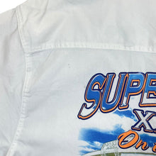 Load image into Gallery viewer, NFL Super Bowl XXXIX (2005) Florida Football Graphic Short Sleeve Open Collar Shirt
