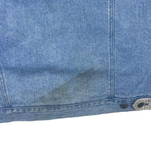 Load image into Gallery viewer, Vintage 90&#39;s REDHEAD Corduroy Cord Collared Blue Denim Distressed Trucker Jacket
