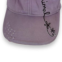 Load image into Gallery viewer, ANIMAL Surfer Embroidered Logo Spellout Y2K Purple Baseball Cap
