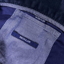 Load image into Gallery viewer, GANT "Regular" Classic Dark Blue Corduroy Cord Trousers
