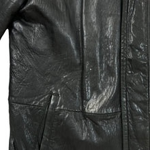 Load image into Gallery viewer, Vintage EVOLUTION Robert Comstock Genuine Real Black Leather Jacket
