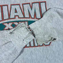 Load image into Gallery viewer, Vintage 90&#39;s Champion Reverse Weave NFL MIAMI DOLPHINS Graphic Distressed Sweatshirt
