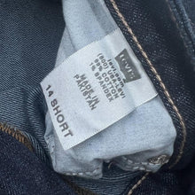 Load image into Gallery viewer, LEVI’S 545 Low Rise Slim Fit Boot Cut Stretch Dark Blue Denim Jeans
