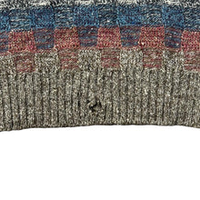 Load image into Gallery viewer, Vintage 90&#39;s SABRE ENGLISH SWEATER Multi Colour Check Pattern Knit Sweater Jumper
