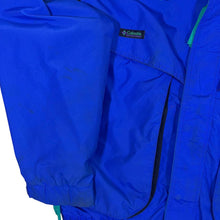 Load image into Gallery viewer, Vintage 90&#39;s COLUMBIA &quot;Powder Keg&quot; Colour Block Ski Windbreaker Zip Jacket
