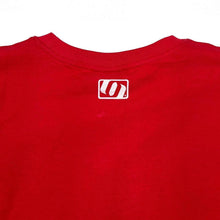 Load image into Gallery viewer, Animal Classic Skater Surfer Logo Spellout Graphic Red T-Shirt
