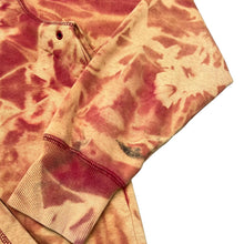 Load image into Gallery viewer, REEBOK Classic Embroidered Mini Logo Spellout Tie Dye Zip Hoodie
