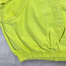 Load image into Gallery viewer, Vintage 90&#39;s Embroidered Tennis International Yellow Shell Cotton Collared Sweatshirt
