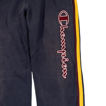 Load image into Gallery viewer, CHAMPION Embroidered Spellout Side Striped Sweatpants Joggers Bottoms
