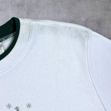 Load image into Gallery viewer, Vintage Hasting &amp; Smith Embroidered Christmas Tree Festive Diamante Sweatshirt
