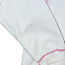 Load image into Gallery viewer, Early 00&#39;s Big Dogs Embroidered Spellout White Pink Pullover Hoodie
