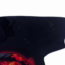 Load image into Gallery viewer, Vintage Marvel (2002) Spider-Man Superhero Graphic Black Red Short Sleeve Shirt
