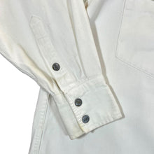 Load image into Gallery viewer, Vintage 90&#39;s LEE Sanforized Union Made White Cotton Long Sleeve Popper Shirt
