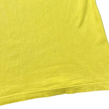 Load image into Gallery viewer, OBEY Classic Skater Logo Rose Spellout Graphic Yellow Short Sleeve T-Shirt
